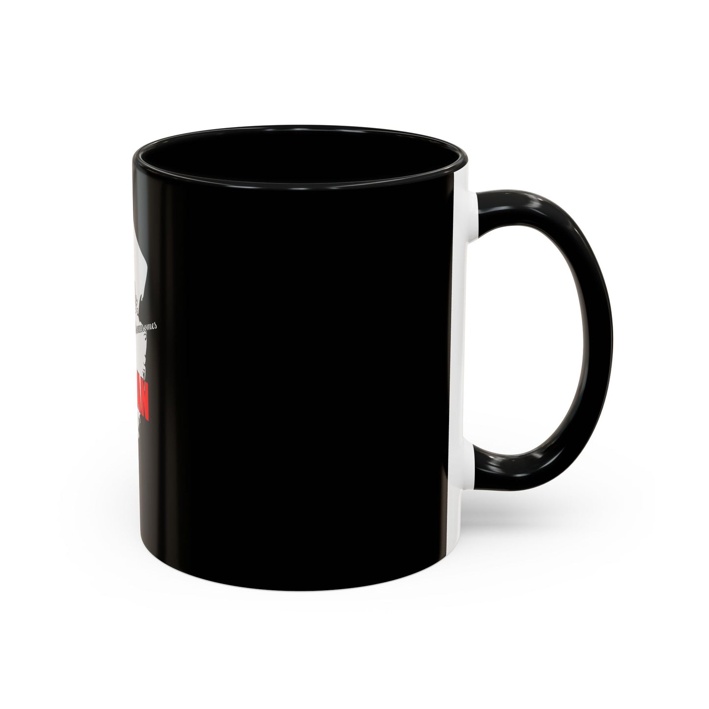 Italian Flag Accent Coffee Mug — 'ITA AN' Minimalist Espresso Gift