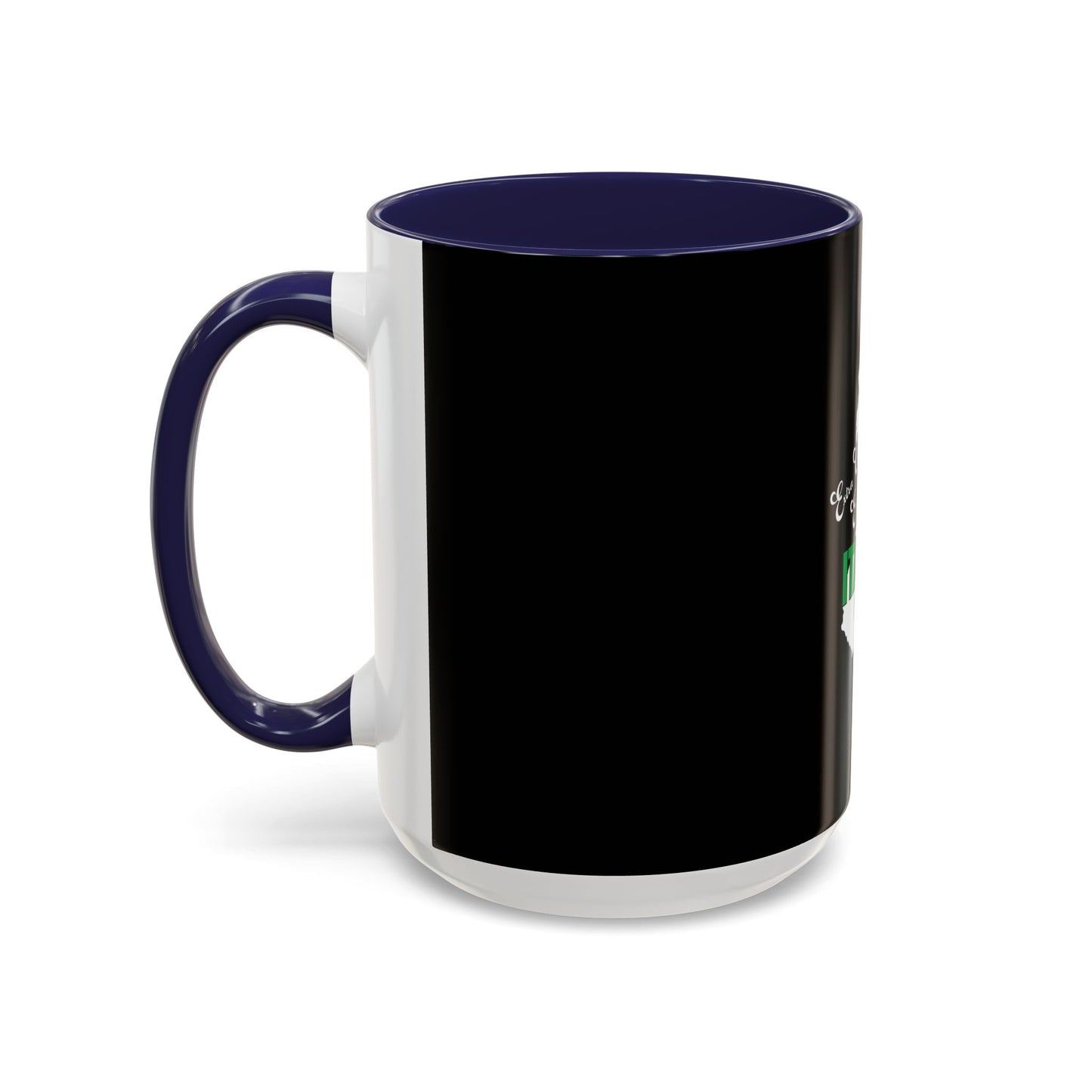 Italian Flag Accent Coffee Mug — 'ITA AN' Minimalist Espresso Gift