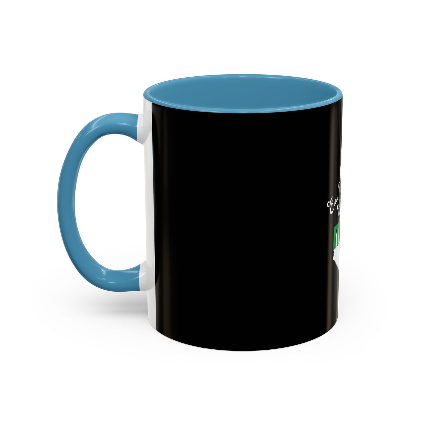 Italian Flag Accent Coffee Mug — 'ITA AN' Minimalist Espresso Gift