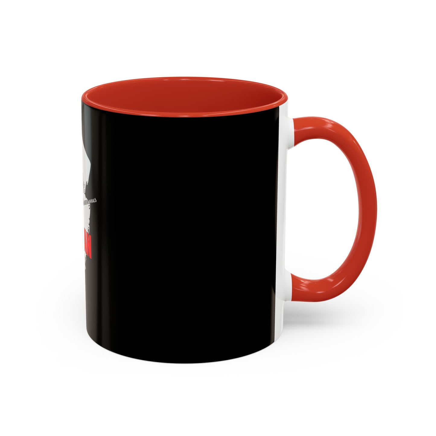 Italian Flag Accent Coffee Mug — 'ITA AN' Minimalist Espresso Gift
