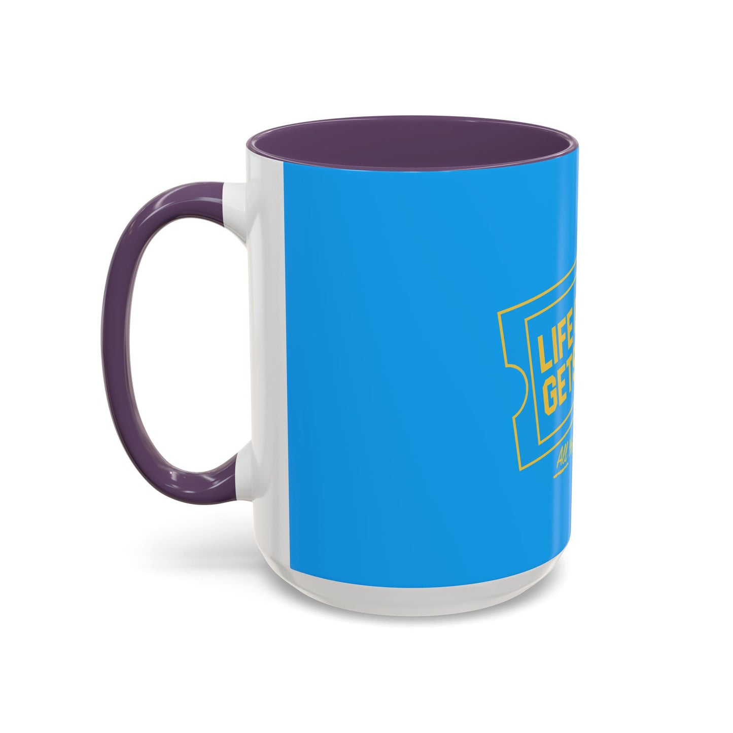 Coffee Mug - "Life Only Gets Worse" Funny Dark Humor Ceramic Accent Mug