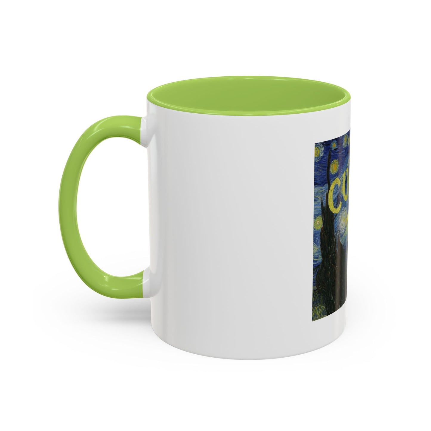 Starry Night "Cum Town" Accent Coffee Mug — Funny Podcast Fan Gift