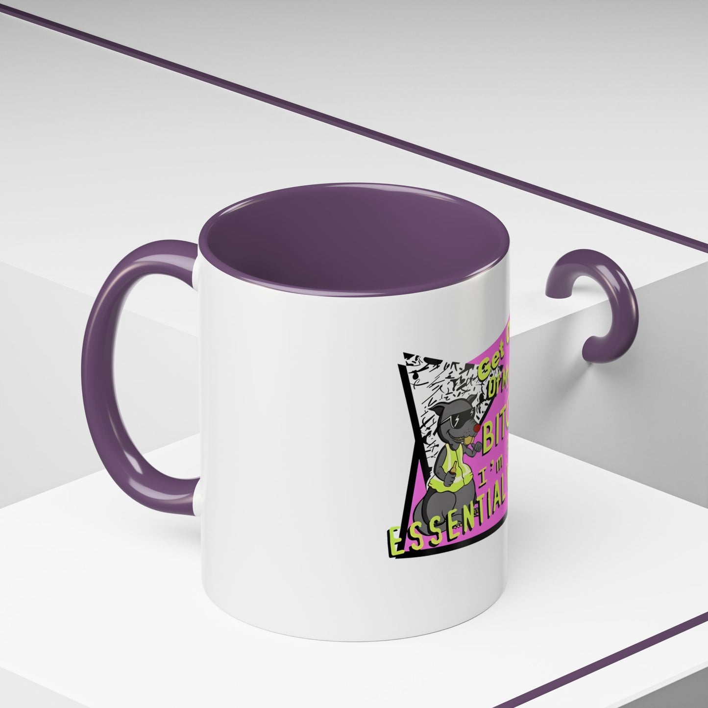 Get Out of My Way Bitch I'm An Essential Worker Mug — Bold Accent Coffee Cup