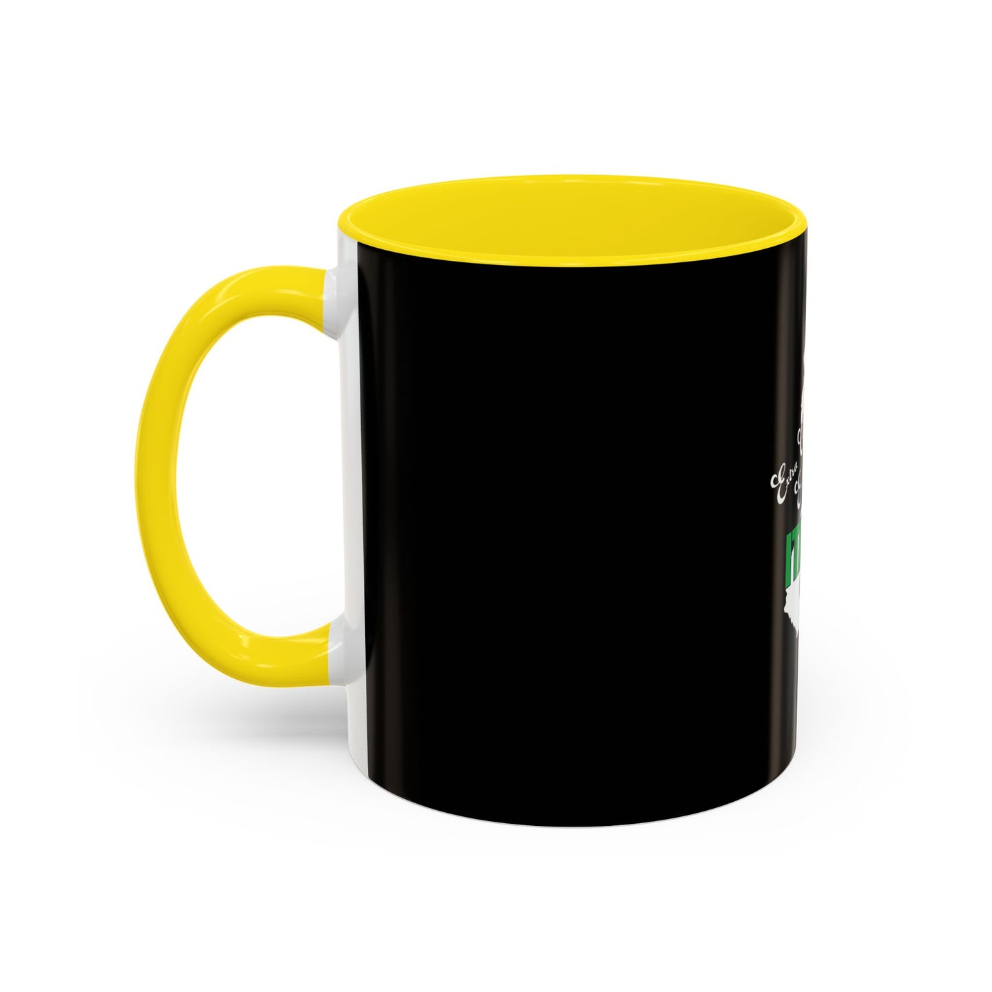 Italian Flag Accent Coffee Mug — 'ITA AN' Minimalist Espresso Gift