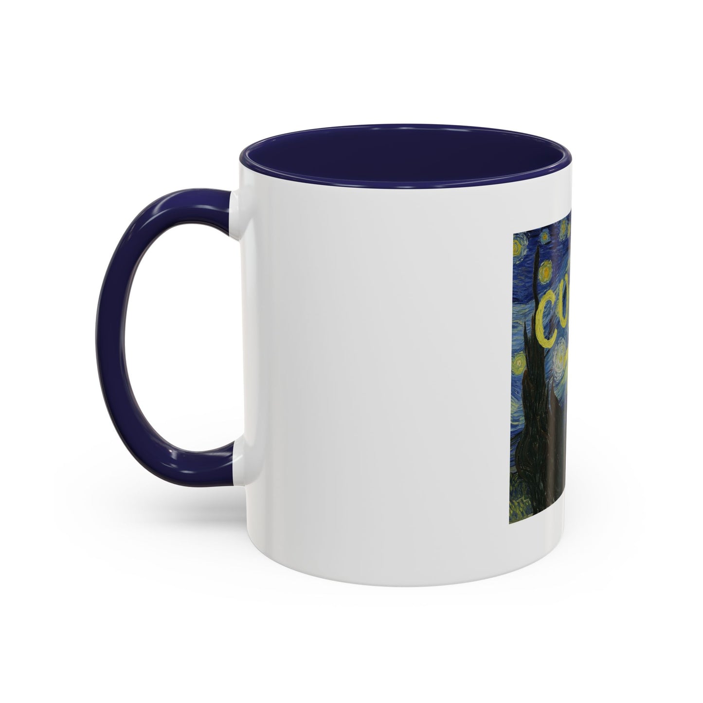 Starry Night "Cum Town" Accent Coffee Mug — Funny Podcast Fan Gift