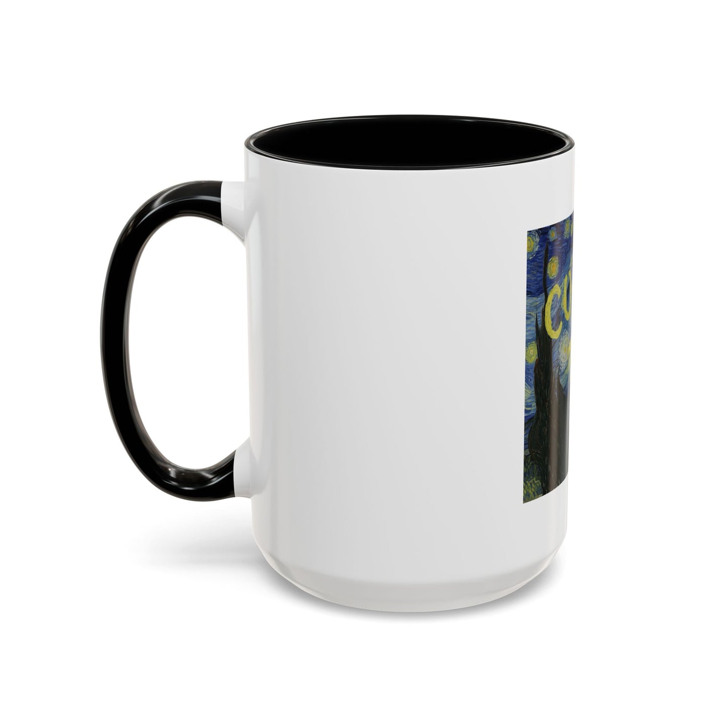 Starry Night "Cum Town" Accent Coffee Mug — Funny Podcast Fan Gift