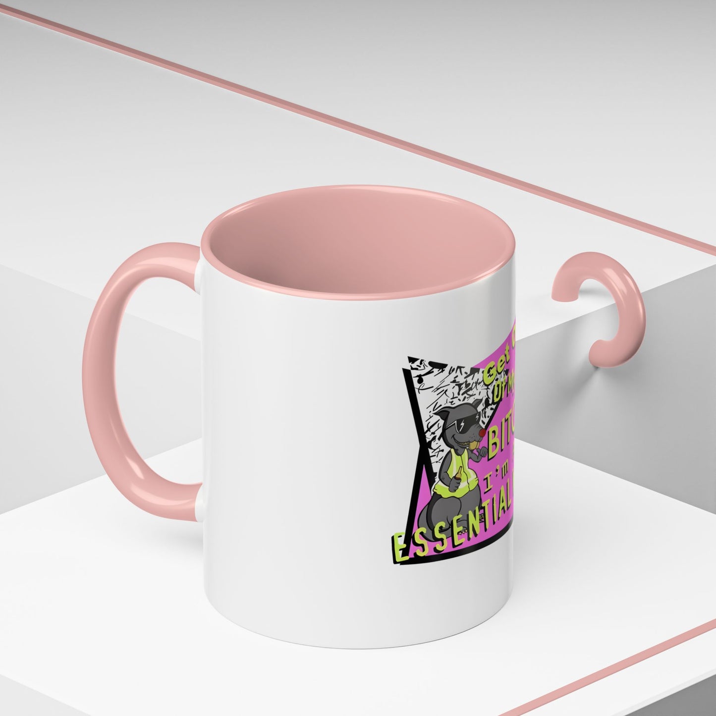 Get Out of My Way Bitch I'm An Essential Worker Mug — Bold Accent Coffee Cup